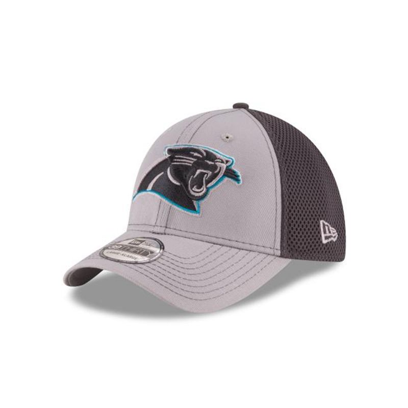 NFL Carolina Panthers Grayed Out 39Thirty Stretch Fit (WAX4670) - Grey New Era Caps